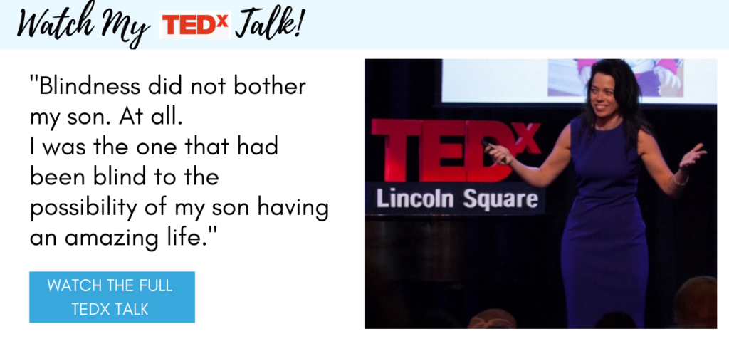 Picture of Kristin on TEDx stage. CLick to go to the full talk
