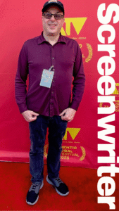 rolfe kanefsky screenwriter on red carpet