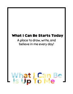 believe in me journal cover